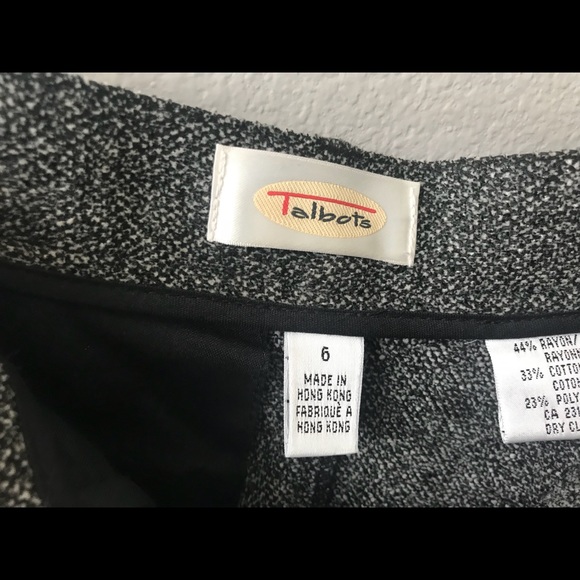 Talbots dark gray skirt - Picture 4 of 4